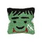Frankenstein Monster Hooked Petite Halloween Accent Pillow 8" x 8"